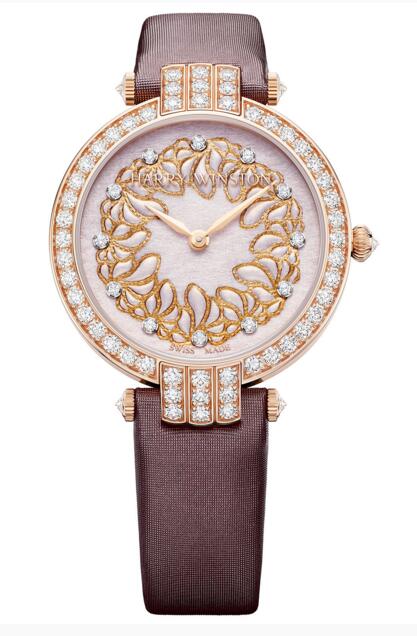 Fake Harry Winston Premier Delicate Silk Automatic 36mm PRNAHM36RR021 watch sale